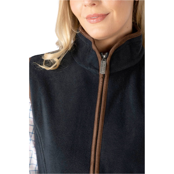 2025 Rydale Damen Huggate Fleece Weste 405697 - Ink